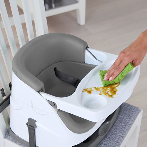 Ingenuity Baby Base 2-in-1 Booster Seat with Tray - Slate