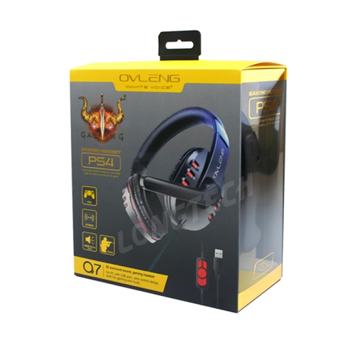 OVLENG Q7 USB Headphones with Mic, Noise Cancelling Earpads