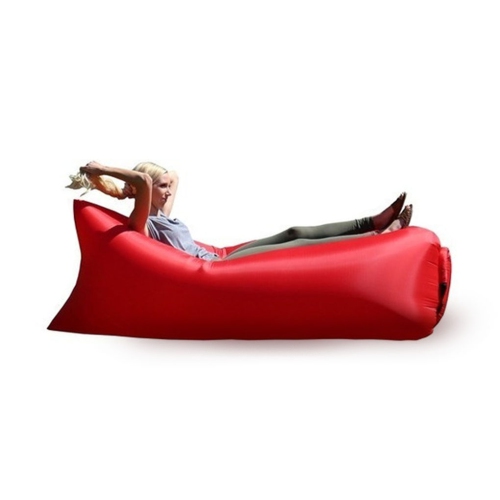 Easy Inflatable Waterproof Lounger Sofa Airbed Couch for Indoor or Outdoor Use with Carry Bag