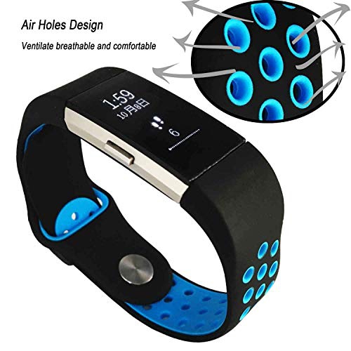 Bracelets charge 2 et bracelet en silicone de Fitbit pour charge 2 de Fitbit