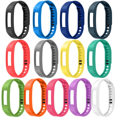 StrapsCo Classic Silicone Rubber Replacement Watch Band Strap for Garmin Vivofit 2 - Blue - Medium-Long