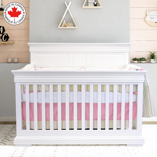 Bebelelo - 5 pieces bedding for baby - pink and green with a Butterfly pattern