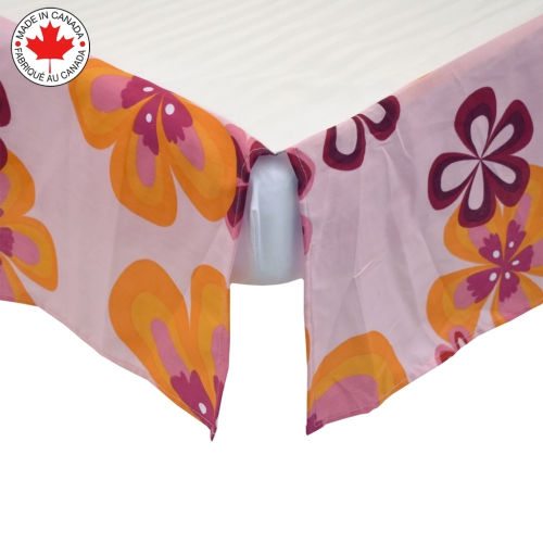 Bebelelo - 5 pieces bedding for baby – pink, orange and fuschia with a Butterfly pattern