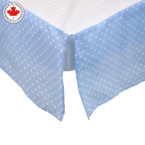 Bebelelo - 5 pieces bedding for baby - blue and white with an Elephant pattern