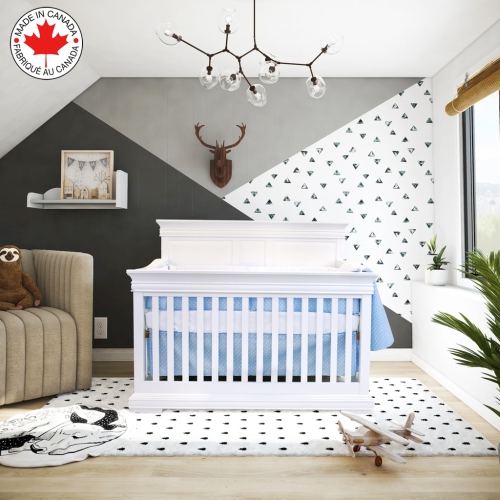 Bebelelo - 5 pieces bedding for baby - blue and white with a Sheep pattern