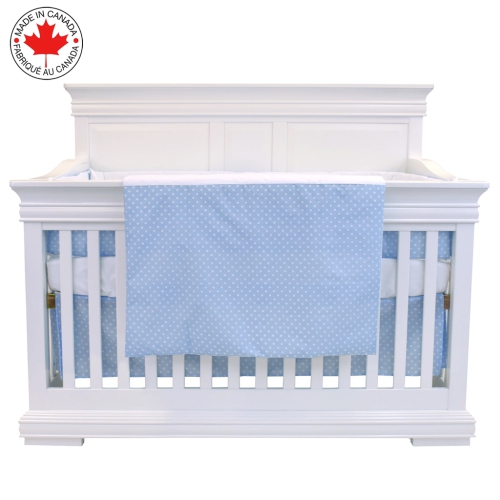 Bebelelo - 5 pieces bedding for baby - blue and white with a Sheep pattern