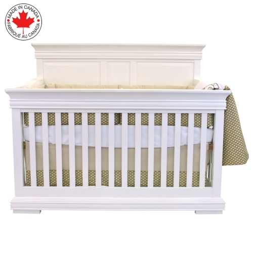 Bebelelo - 5 pieces bedding for baby - beige and white with an Elephant pattern