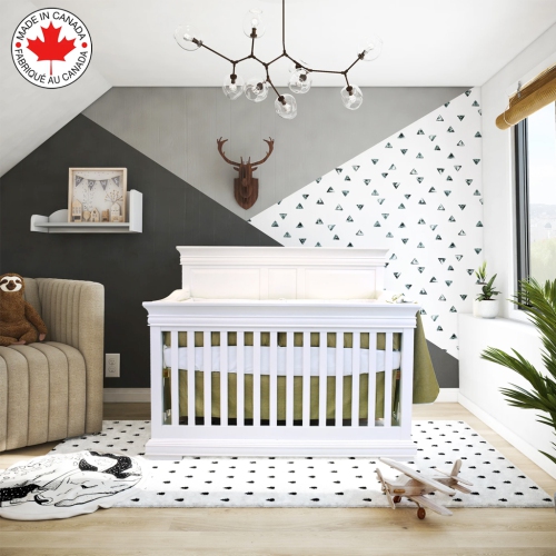Bebelelo - 5 pieces bedding for baby - beige and white with a Sheep pattern