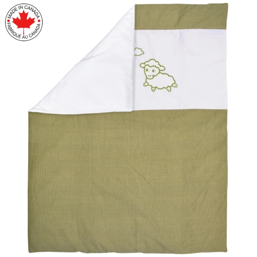 Bebelelo - 5 pieces bedding for baby - beige and white with a Sheep pattern