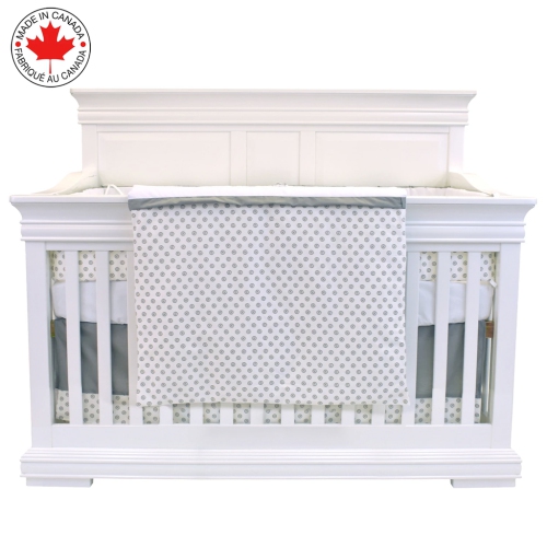 Bebelelo - 5 pieces bedding for baby - grey and white with a Sheep pattern