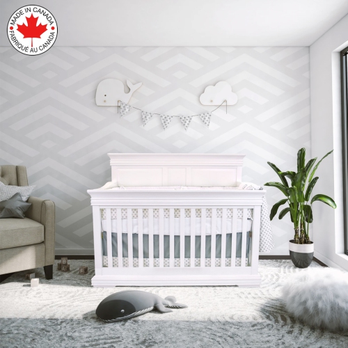 Bebelelo - 5 pieces bedding for baby - grey and white with a Sheep pattern