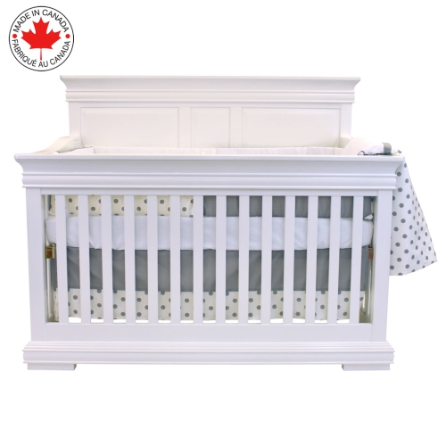 Bebelelo - 5 pieces bedding for baby - grey and white with an Elephant pattern