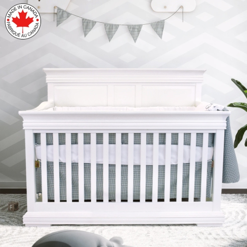 Belelo - 5 pièces de literie pour bébé - gris et blanc avec un motif de mouton