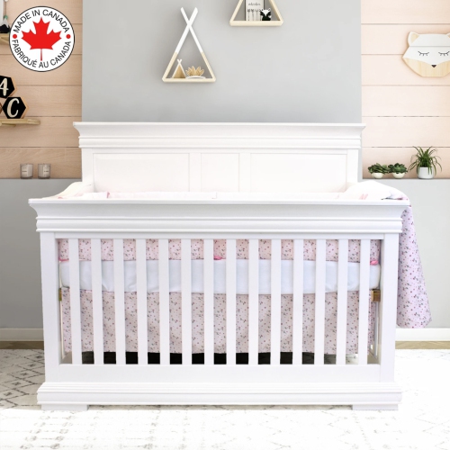 Bebelelo - 5 pieces bedding for baby - pink and purple with a Butterfly pattern