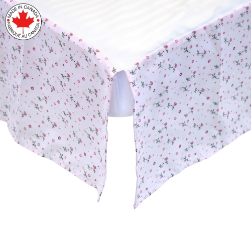 Bebelelo - 5 pieces bedding for baby - pink and purple with a Butterfly pattern