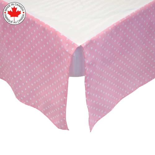 Bebelelo - 5 pieces bedding for baby - pink and white with a Ladybug pattern