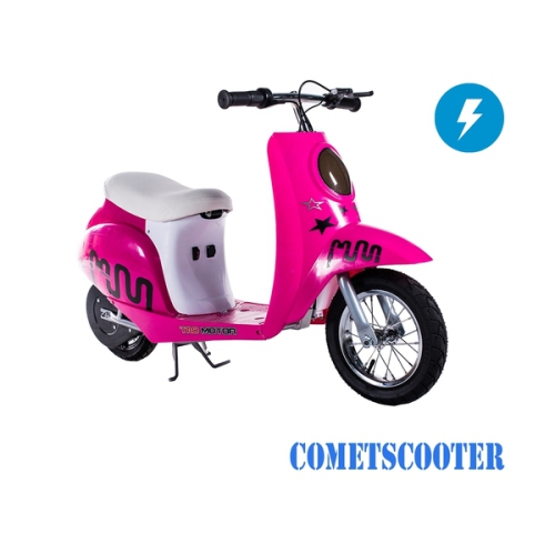 pink kids moped