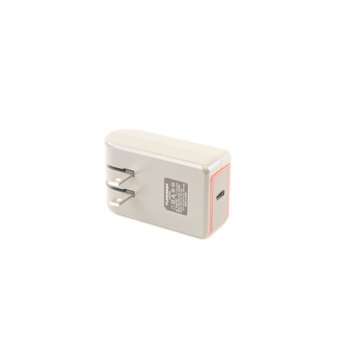 PUREGEAR 25W POWER DELIVERY 3.0 USB-C TRAVEL CHARGER HEAD - GRAY/RED