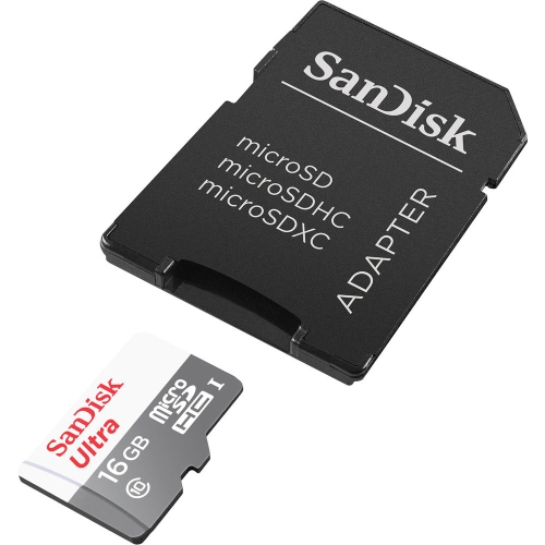 UNIVERSAL SANDISK 16GB MICRO SD MEMORY CARD WITH ADAPTER/CLASS 10