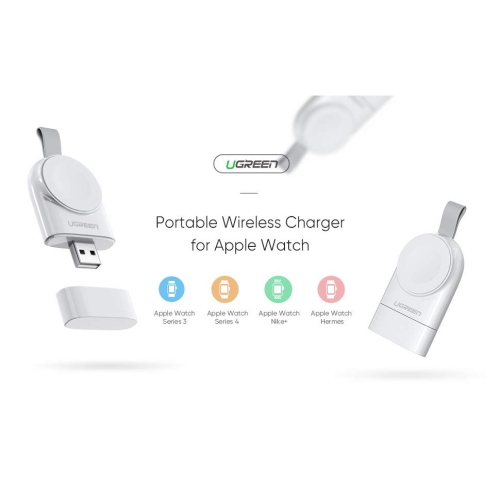 UGREEN Apple Watch charger with string USB-A input:AC 5V 1A White
