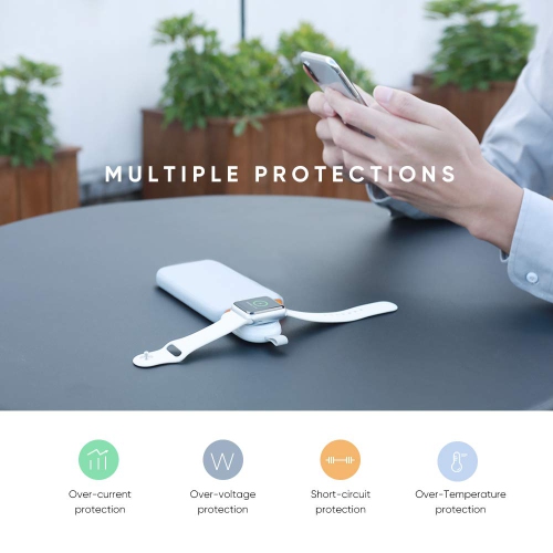 UGREEN Apple Watch charger with string USB-A input:AC 5V 1A White