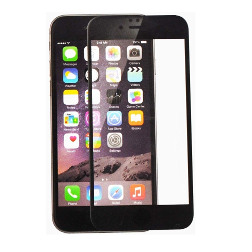 SAMA-Iguard Edge to Edge Premium 5D Double Tempered Glass Black for Iphone 8/ 7 / 6S / 6