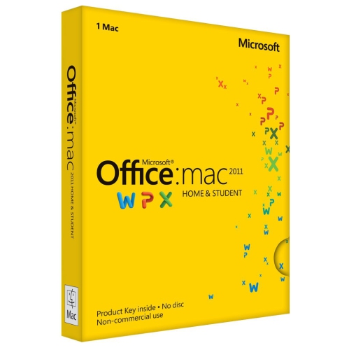 Microsoft Office Mac Home & Student 2011 Key Card