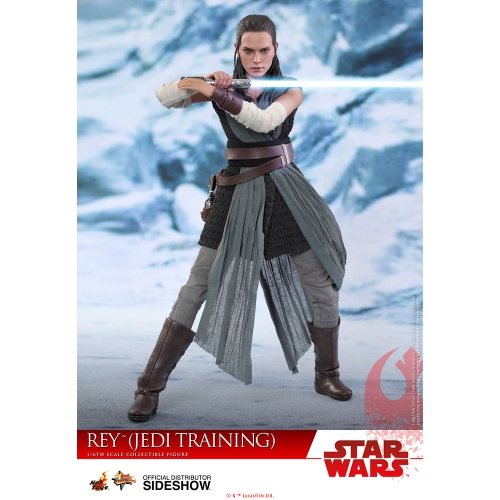 Star Wars The Last Jedi 11 Inch Action Figure Movie Masterpiece 1/6 Scale Series - Rey Jedi Training Hot Toys 903205