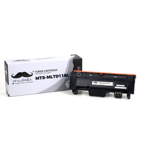 Moustache® Samsung MLT-D118L Compatible Black Toner Cartridge High Yield 4,000 Pages