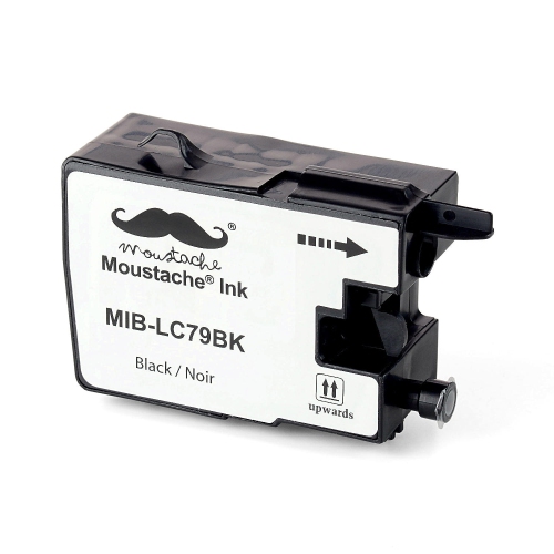 Brother LC79BK Compatible Black Ink Cartridge Extra High Yield - Moustache®