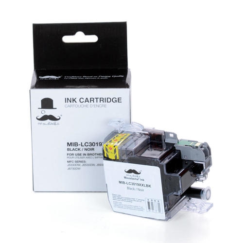 Brother LC3019BK Compatible Black Ink Cartridge Extra High Yield - Moustache®