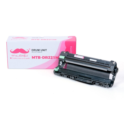 Brother DR-221CL Compatible Magenta Drum, 1 Piece Drum - Moustache®