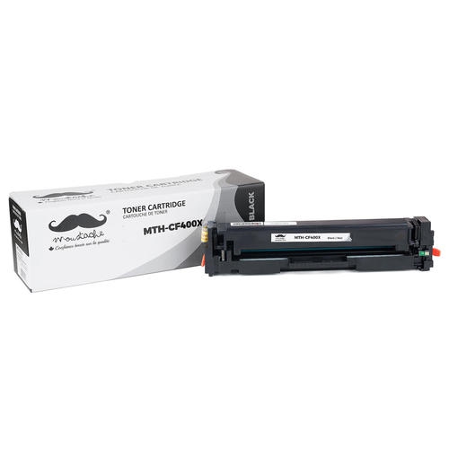Moustache Compatible HP 201X CF400X Black Toner Cartridge for M252dw MFP M277 MFP M277dw MFP M277n