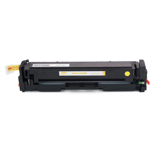 Compatible HP 201X CF402X Yellow Toner Cartridge High Yield - Moustache®