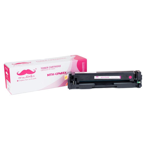 Compatible HP 201X CF403X Magenta Toner Cartridge High Yield - Moustache®