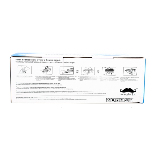 Compatible HP 410X CF411X Cyan Toner Cartridge High Yield - Moustache®