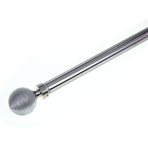 Kozy Niche 25 28mm Drape Pole Set Regal Nickel 48 84