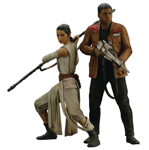 STAR WARS  The Force Awakens 7 Inch Statue Figure Artfx+ - Rey & Finn