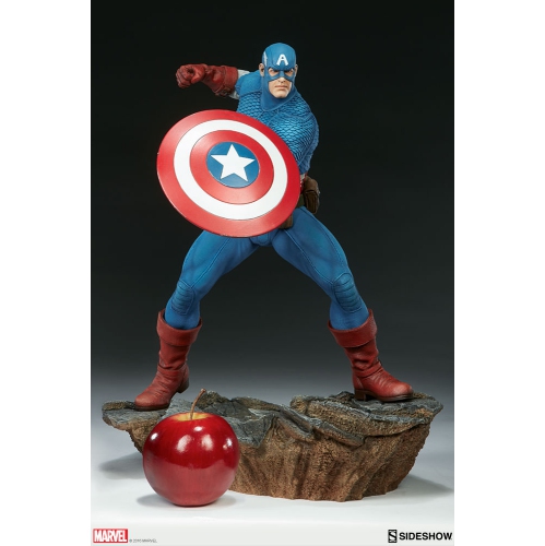 Avengers Assemble 15 Inch Statue Figure - Captain America Sideshow 200355
