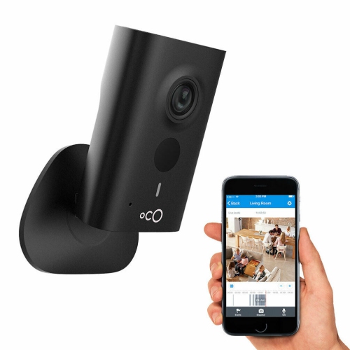 Caméra de surveillance HD Wi-Fi 960p d’Oco avec prise en charge des cartes microSD et stockage infonuagique