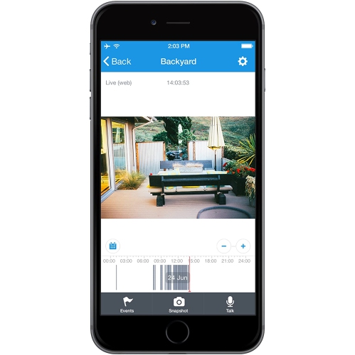 Oco Pro Bullet v2 - FullHD Wi-Fi 1080p Security Camera with Micro SD Card Support and Cloud Storage