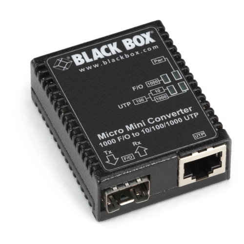 Convertisseur mini média SFP Gigabit Ethernet Black Box