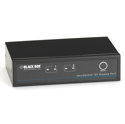 Black Box – Commutateur KVM DT 2 ports DT DisplayPort avec USB et audio