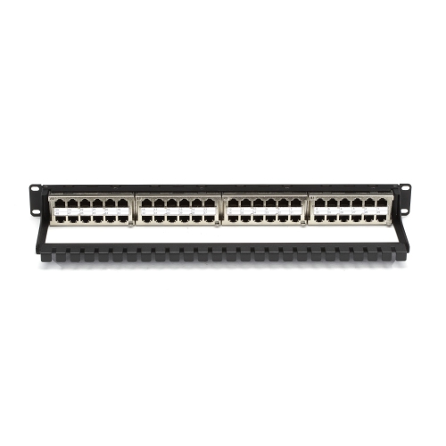 Black Box Network 48-Port CAT6 Feed-Through Patch Panel