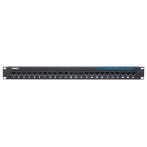 BLACK BOX NETWORK  Box Network 24-Port Cat5E Feed-Through Patch Panel (Jpm808A-R2)