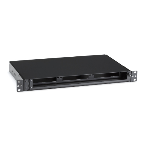 Black Box 1U 3-Slot Non-Locking Rackmount Fiber Enclosure -