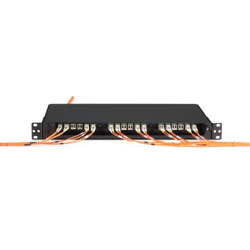 Black Box 1U 3-Slot Non-Locking Rackmount Fiber Enclosure -