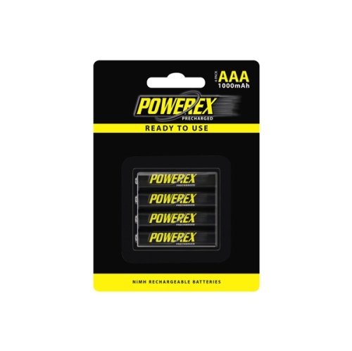8-Pack AAA NiMH Powerex PRO Rechargeable Batteries