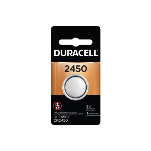 24-Cards CR2450 Duracell 3 Volt Lithium Coin Cell Batteries
