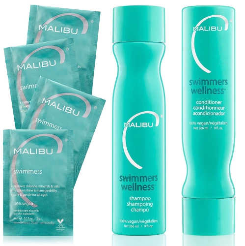 Malibu C Swimmers Wellness Shampoo and Conditioner 9 oz Each